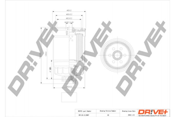 Dr!ve+ Φίλτρο Καυσίμου - DP1110.13.0087