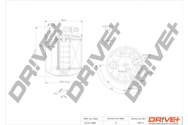 Dr!ve+ Φίλτρο Καυσίμου - DP1110.13.0088