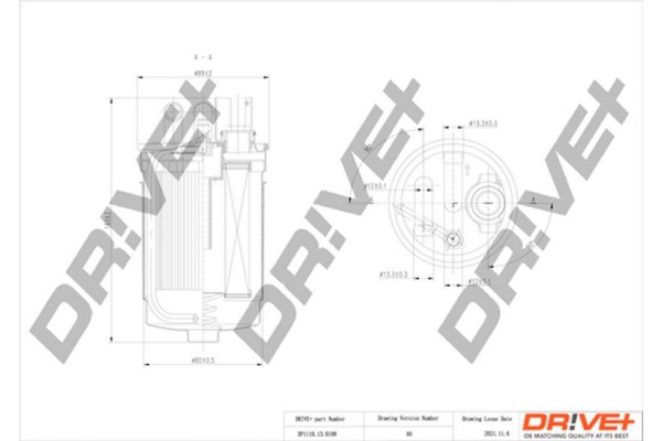 Dr!ve+ Φίλτρο Καυσίμου - DP1110.13.0108 Dr!ve+ Φίλτρο Καυσίμου - DP1110.13.0108