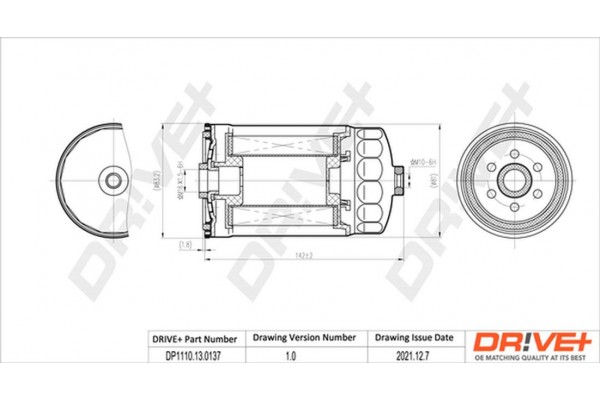 Dr!ve+ Φίλτρο Καυσίμου - DP1110.13.0137 Dr!ve+ Φίλτρο Καυσίμου - DP1110.13.0137