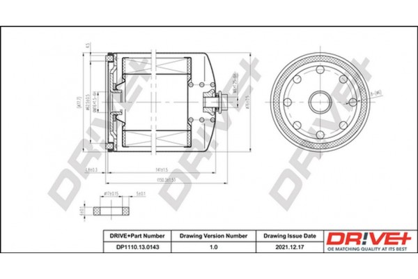 Dr!ve+ Φίλτρο Καυσίμου - DP1110.13.0143 Dr!ve+ Φίλτρο Καυσίμου - DP1110.13.0143