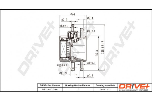 Dr!ve+ Φίλτρο Καυσίμου - DP1110.13.0164 Dr!ve+ Φίλτρο Καυσίμου - DP1110.13.0164