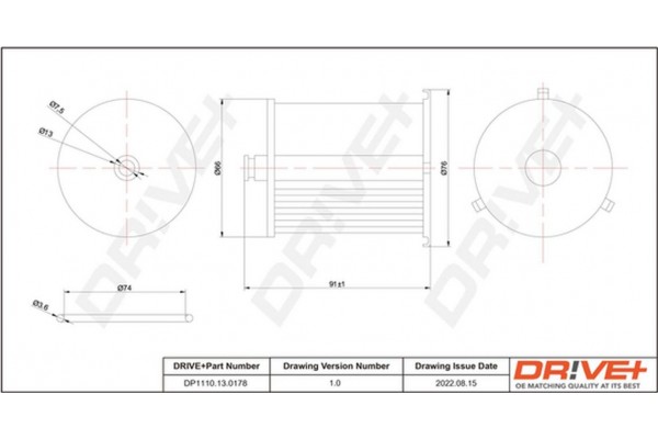 Dr!ve+ Φίλτρο Καυσίμου - DP1110.13.0178