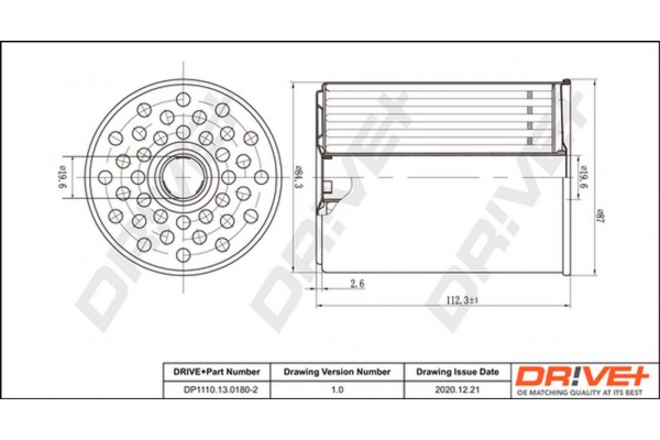 Dr!ve+ Φίλτρο Καυσίμου - DP1110.13.0180