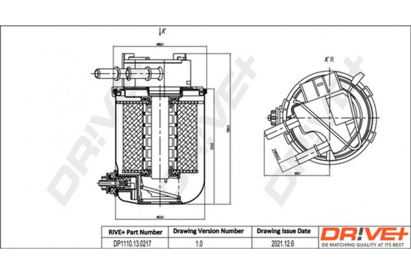 Dr!ve+ Φίλτρο Καυσίμου - DP1110.13.0217