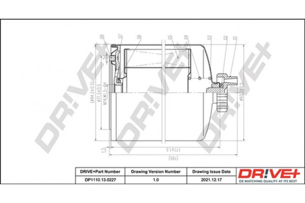 Dr!ve+ Φίλτρο Καυσίμου - DP1110.13.0227