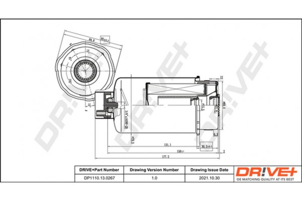 Dr!ve+ Φίλτρο Καυσίμου - DP1110.13.0267