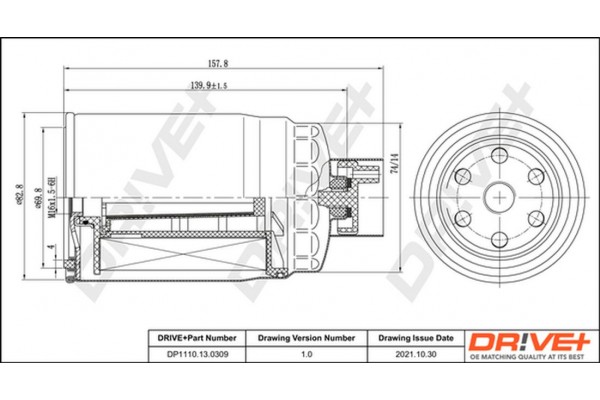 Dr!ve+ Φίλτρο Καυσίμου - DP1110.13.0309