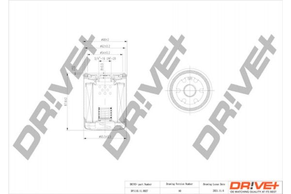 Dr!ve+ Φίλτρο Λαδιού - DP1110.11.0027