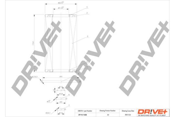 Dr!ve+ Φίλτρο Λαδιού - DP1110.11.0036