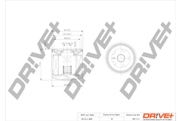 Dr!ve+ Φίλτρο Λαδιού - DP1110.11.0038