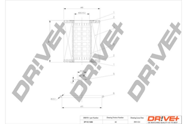 Dr!ve+ Φίλτρο Λαδιού - DP1110.11.0053