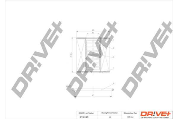 Dr!ve+ Φίλτρο Λαδιού - DP1110.11.0076