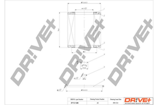 Dr!ve+ Φίλτρο Λαδιού - DP1110.11.0096