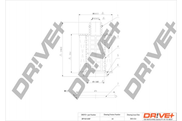 Dr!ve+ Φίλτρο Λαδιού - DP1110.11.0107