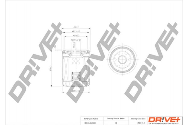 Dr!ve+ Φίλτρο Λαδιού - DP1110.11.0110