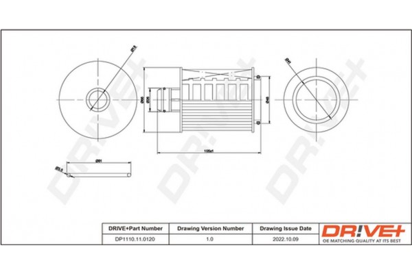 Dr!ve+ Φίλτρο Λαδιού - DP1110.11.0120