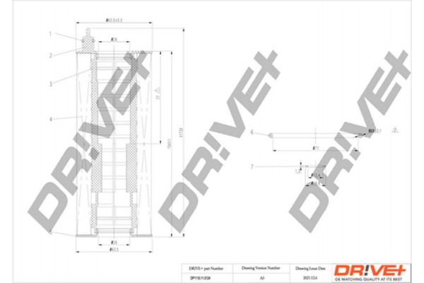 Dr!ve+ Φίλτρο Λαδιού - DP1110.11.0124