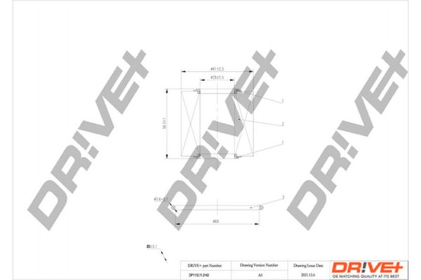 Dr!ve+ Φίλτρο Λαδιού - DP1110.11.0143