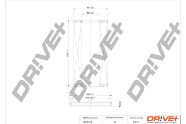 Dr!ve+ Φίλτρο Λαδιού - DP1110.11.0149