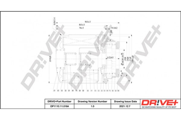 Dr!ve+ Φίλτρο Λαδιού - DP1110.11.0164