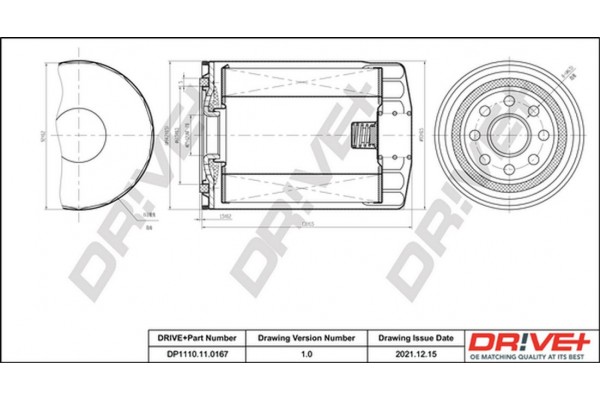 Dr!ve+ Φίλτρο Λαδιού - DP1110.11.0167