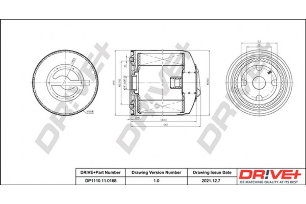Dr!ve+ Φίλτρο Λαδιού - DP1110.11.0168
