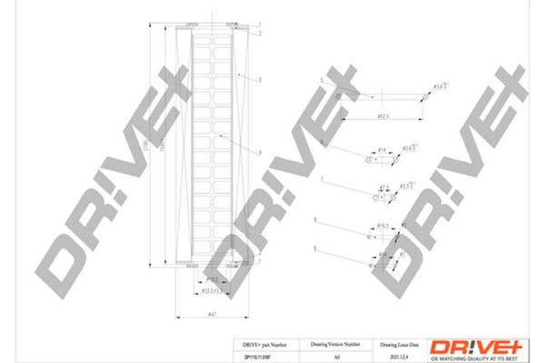 Dr!ve+ Φίλτρο Λαδιού - DP1110.11.0187