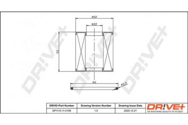 Dr!ve+ Φίλτρο Λαδιού - DP1110.11.0199