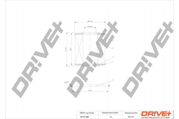 Dr!ve+ Φίλτρο Λαδιού - DP1110.11.0203