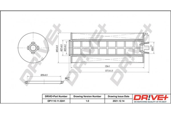 Dr!ve+ Φίλτρο Λαδιού - DP1110.11.0241