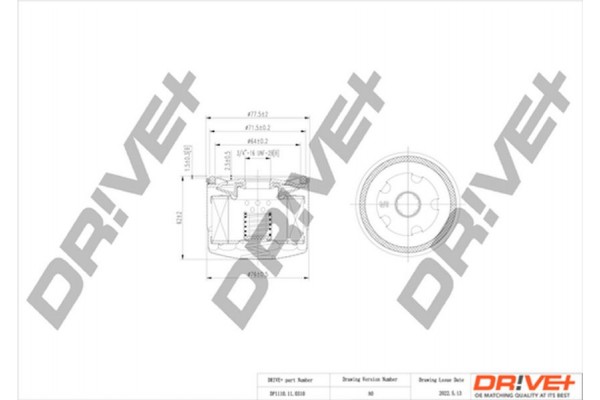 Dr!ve+ Φίλτρο Λαδιού - DP1110.11.0310