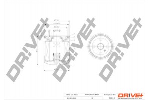Dr!ve+ Φίλτρο Λαδιού - DP1110.11.0338