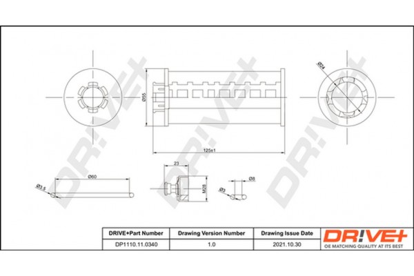Dr!ve+ Φίλτρο Λαδιού - DP1110.11.0340