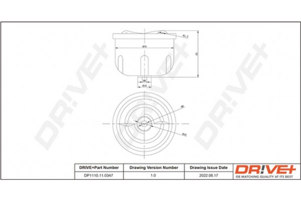 Dr!ve+ Φίλτρο Λαδιού - DP1110.11.0347