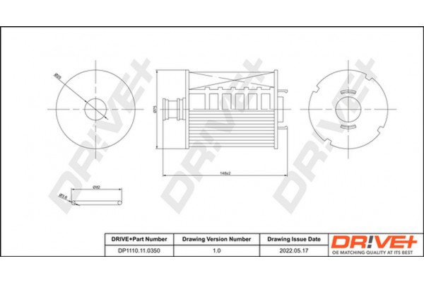 Dr!ve+ Φίλτρο Λαδιού - DP1110.11.0350