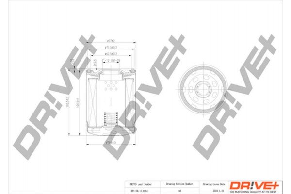 Dr!ve+ Φίλτρο Λαδιού - DP1110.11.0351