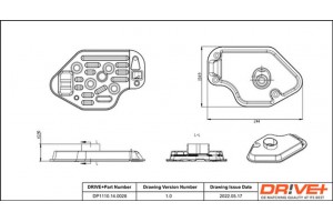 Dr!ve+ Σετ Φίλτρων Υδραυλικού συστήματος, αυτόμ. Κιβώτιο Ταχυτήτων - DP1110.14.0028