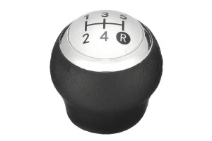 Leather Luxe Πομολο 5 Ταχυτητων Ασημί Για Toyota Corolla -Verso -RAV4 -Yaris -Aygo 2009->