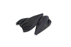 Leather Luxe Universal Δερματινη Φουσκα Για Λεβιε Ταχυτητων Και Χειροφρενο Σε Χρωματα Bmw M