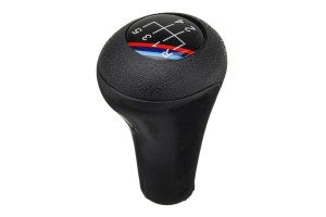 Leather Luxe Πόμολο - Λεβιέ 5-6 Ταχυτήτων Για BMW E46-E53-E60-E61-E63-E65-E81-E82-E83-E87-E90-E91-E92-X1-X3-X5 Πλαστικό Μαύρο