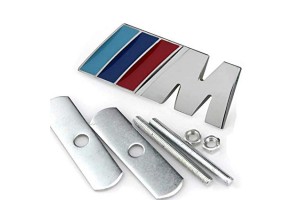 Σήμα Μάσκας Λογότυπο BMW M 80mm x 30mm 1 Τεμάχιο
