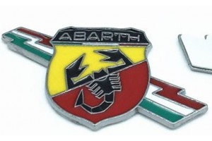 Αυτοκόλλητο Σήμα Λογότυπο Abarth 30mm x 53mm 1 Τεμάχιο