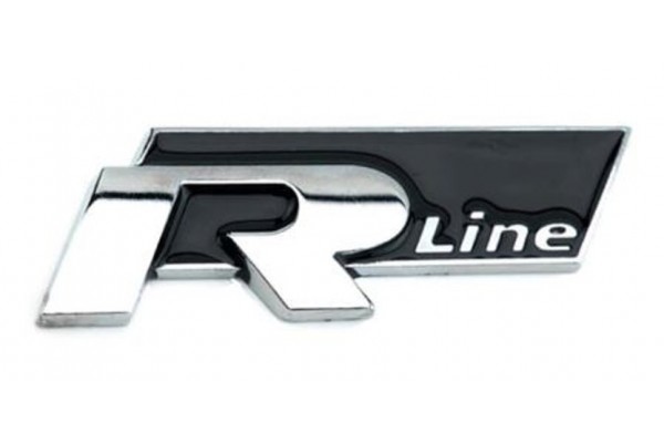 Αυτοκολλητο Σημα R-Line-Μαύρο