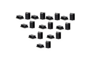 Αυτοκολλητα Κλιπ Στηριξης Καλωδιων Σετ 5 Τεμαχιων