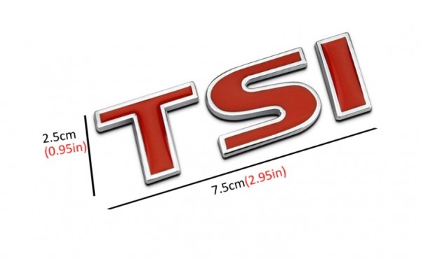 Αυτοκολλητο Σημα Tsi 2.5 x 8cm