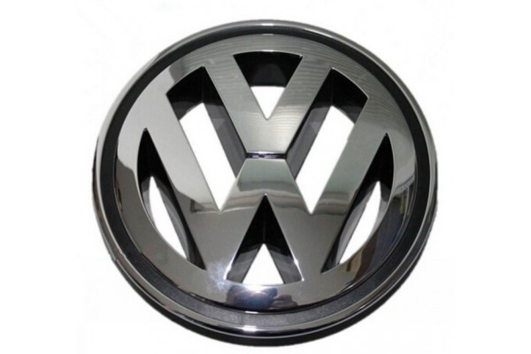 Σημα Για Μπροστινη Σχαρα VW (ΑΣΗΜΙ Με Μαυρο ΚΥΚΛΟ) 150mm
