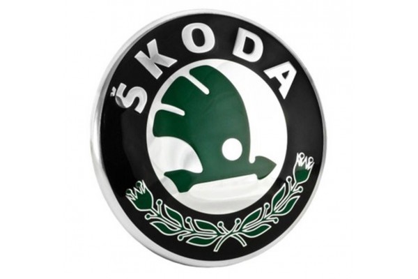 Σημα Skoda ΚΑΠΟ-ΠΟΡΤ Παγκαζ  90mm-80mm Fabia-Octavia-Superb-Roomster