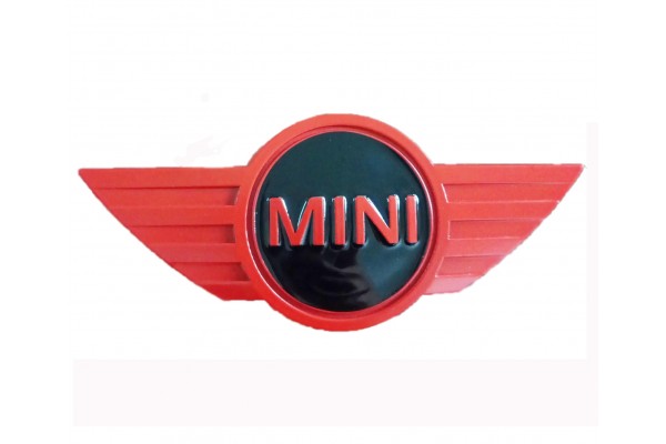 Σημα Καπο Για Mini Cooper R50 - R52 ΜΠΡΟΣΤΑ-ΠΙΣΩ Αυτοκολλητο Κοκκινο