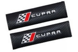 Μαξιλαράκια Ζωνης Carbon Cupra Ασπρο 2 τεμάχια